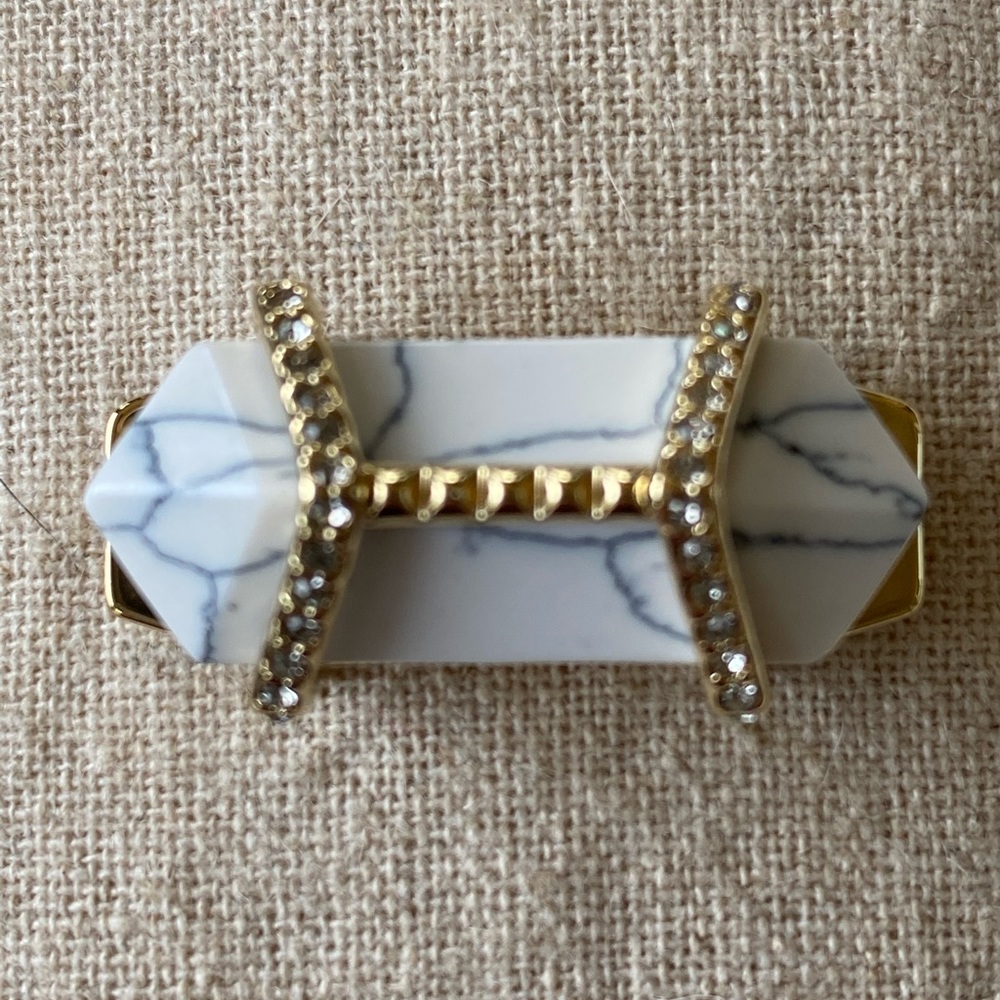 Keep Collective Large Geo Howlite Key/Charm - Picture 2 of 3
